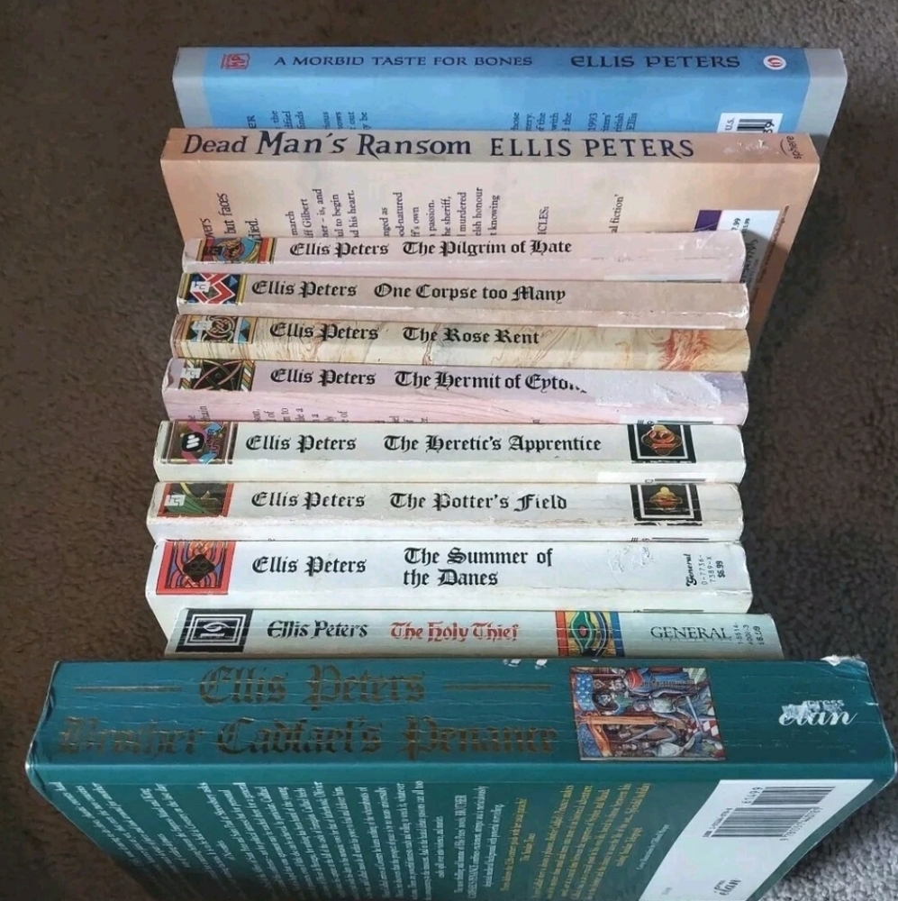 SOLD Bundle Of 11 Brother Cadfael Books By Ellis Peters